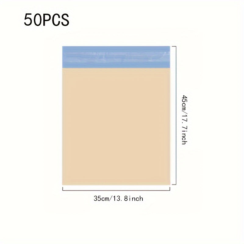 50 Express Packaging Bags, Thickness 4 Silk, Waterproof Plastic Bags, Express Envelope Storage Bags, Mailing Bags, Multi-Purpose Self-Adhesive Sealed Product Packaging Bags